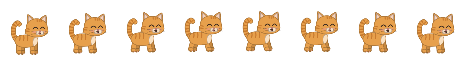 A ginger cat, happy to see you
