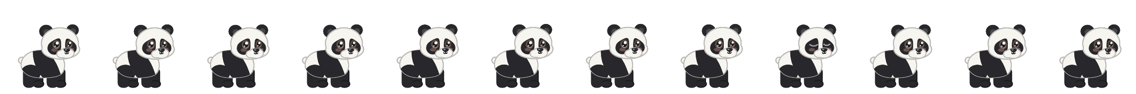 Classic panda